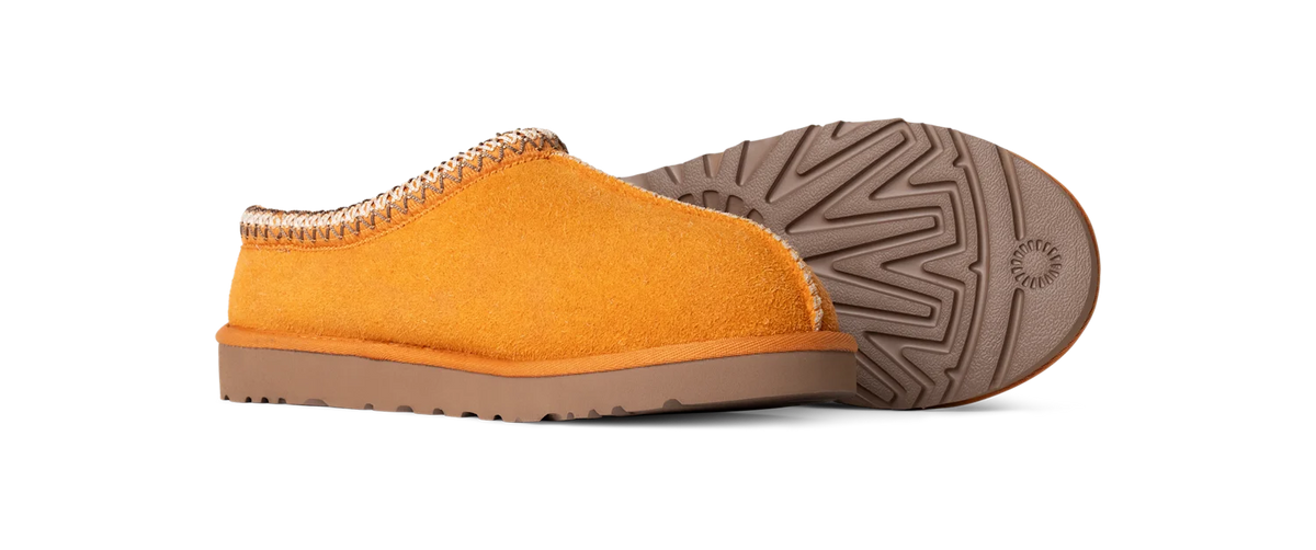 UGG Tasman Shaggy Suede Slipper Dark Apricot