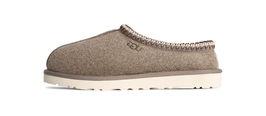 UGG Tasman Shaggy Suede Slipper Smoke Plume