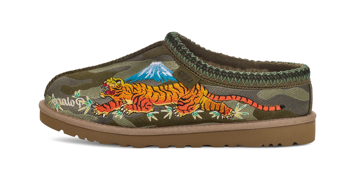 UGG Tasman Slipper Palace Burnt Olive Camo
