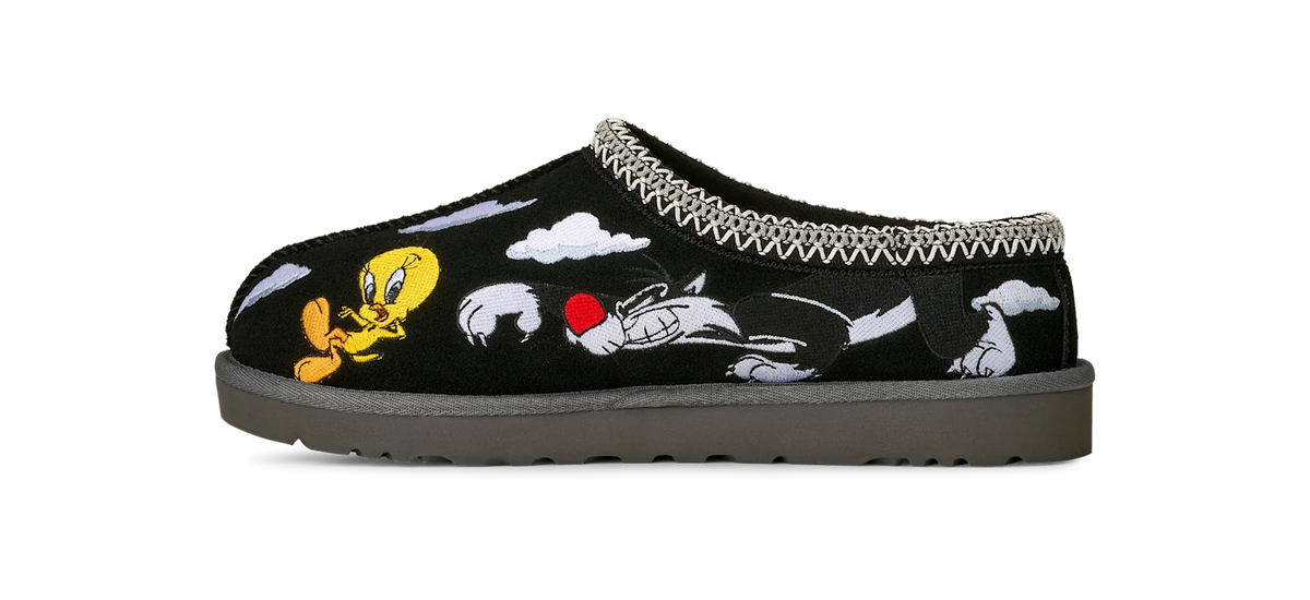 UGG Tasman Slipper Palace x Looney Tunes Black