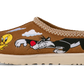 UGG Tasman Slipper Palace x Looney Tunes Chestnut