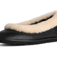UGG Zora Leather Ballet Flat Black (Women's)