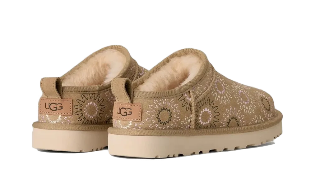 UGG Classic Micro Sun Stitch Slipper Mustard Seed