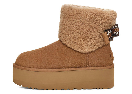 UGG Classic Mini Maxi Curly Boot Chestnut (Women's)