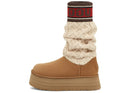 UGG Classic Sweater Letter Boot Chestnut (Women's)