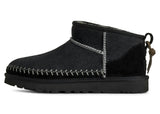 UGG Classic Ultra Mini Biarritz Boot Black (Women's)