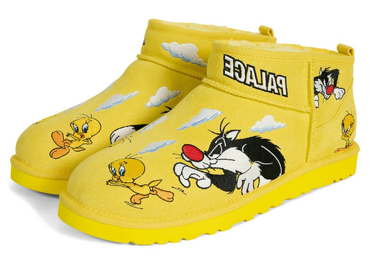 UGG Classic Ultra Mini Boot Palace x Looney Tunes Yellow