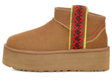 UGG Classic Ultra Mini Braid Boot Chestnut (Women's)