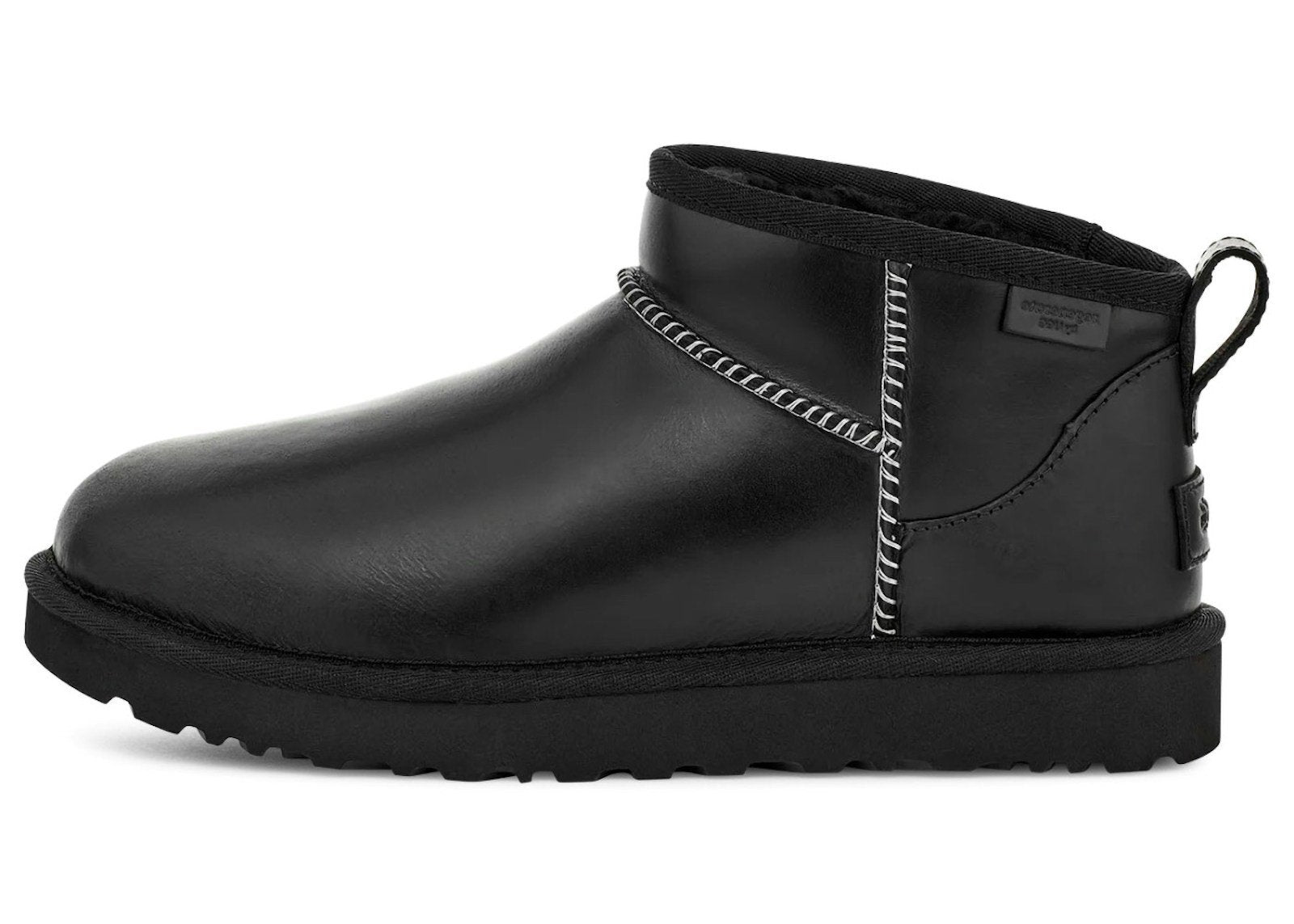 UGG Classic Ultra Mini LTHR Regen Boot Black (Women's)