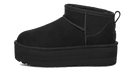 UGG Classic Ultra Mini Platform Boot Black (Women's)