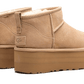 Classic Ultra Mini Platform Boot Sand (1135092-SAN) - 38 EU - 7 US - Beige | SOSUKICKS
