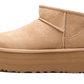 Classic Ultra Mini Platform Boot Sand (1135092-SAN) - EU 36–41 - Beige | SOSUKICKS