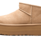 UGG Classic Ultra Mini Platform Boot Sand