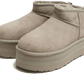 Classic Ultra Mini Platform Boot Goat (1135092-GOA) - 37 EU - 6 US - Gray | SOSUKICKS