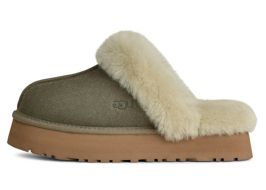UGG Disquette Slipper Moss Green Muted Brass (Women's)