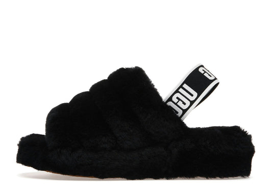 UGG Fluff Yeah Slide Black (Women's)