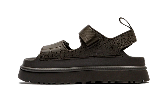 UGG GoldenGlow Embossed Sandal Dense Smoke