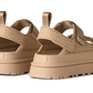 UGG GoldenGlow Embossed Sandal Mustard Seed