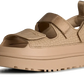 UGG GoldenGlow Embossed Sandal Mustard Seed