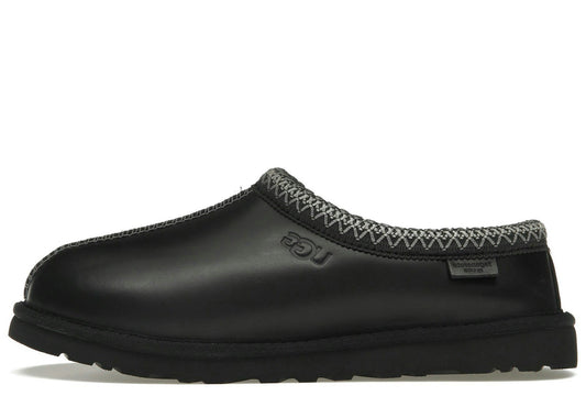 UGG Tasman LTHR Regen Slipper Black