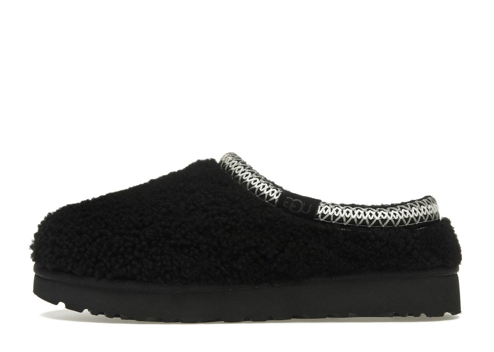 UGG Tasman Maxi Curly Slipper Black (Women's)