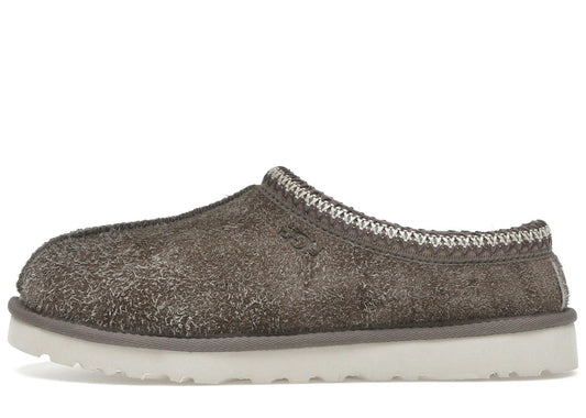 UGG Tasman Shaggy Suede Slipper Smoke Plume