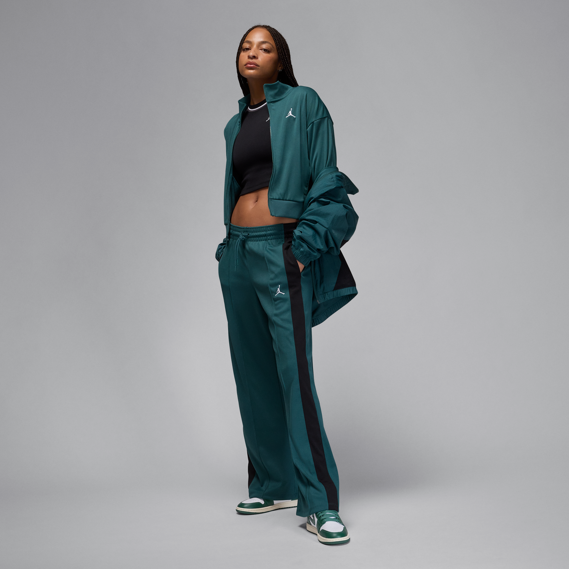 Jordan 1 Mid Oxidised Green (Women's)
