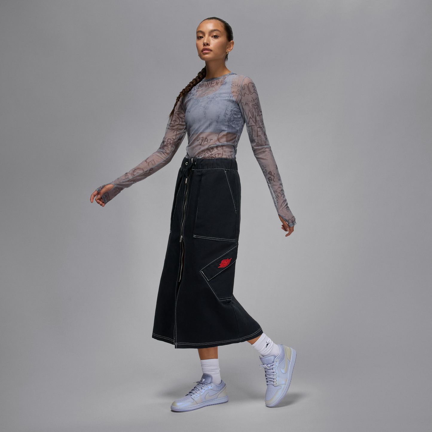 Jordan 1 Low SE Ghost Pearlized Quilt (Women's)