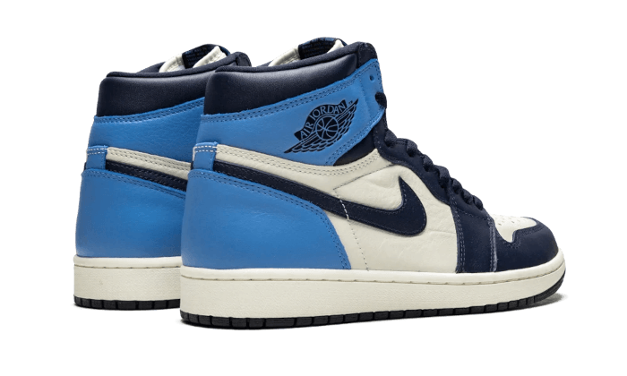 Air Jordan 1 Retro High OG Obsidian UNC 2019 (555088-140) - 36.5 EU - 4.5Y US - Navy | SOSUKICKS