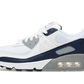 Nike Air Max 90 White Grey Obsidan - CD6864-105