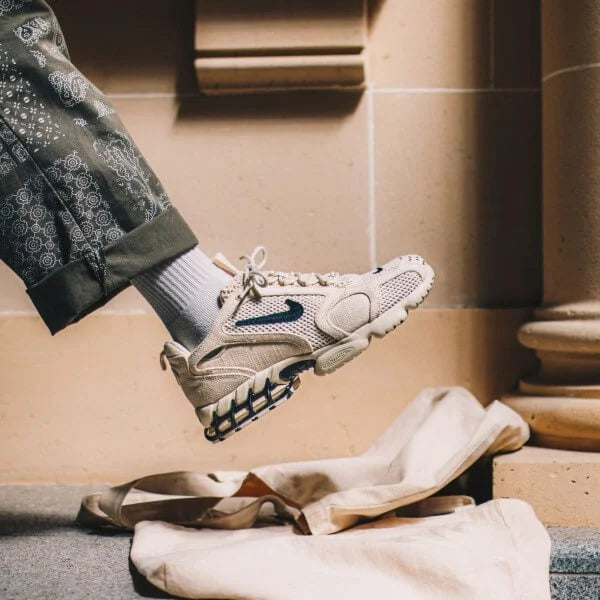 Air Zoom Spiridon Cage 2 Stussy Fossil (CQ5486-200) - 40.5 EU - 7.5 US - Beige | SOSUKICKS
