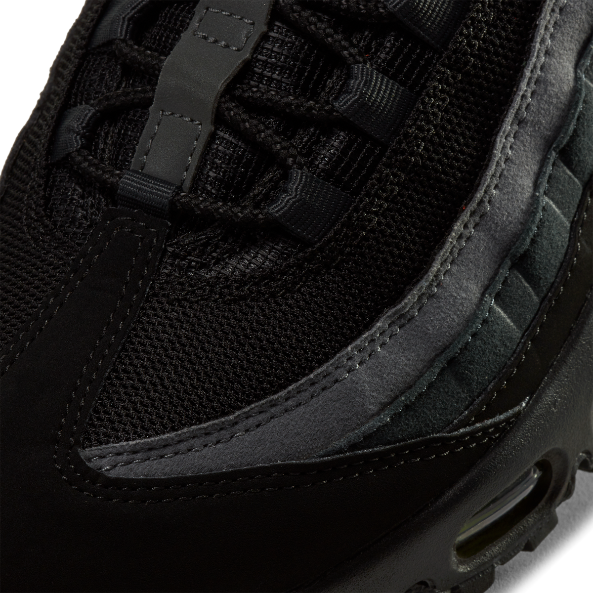 Nike Air Max 95 Retro Logo Black Grey Volt