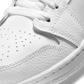 Jordan 1 Low Triple White Tumbled Leather (GS)