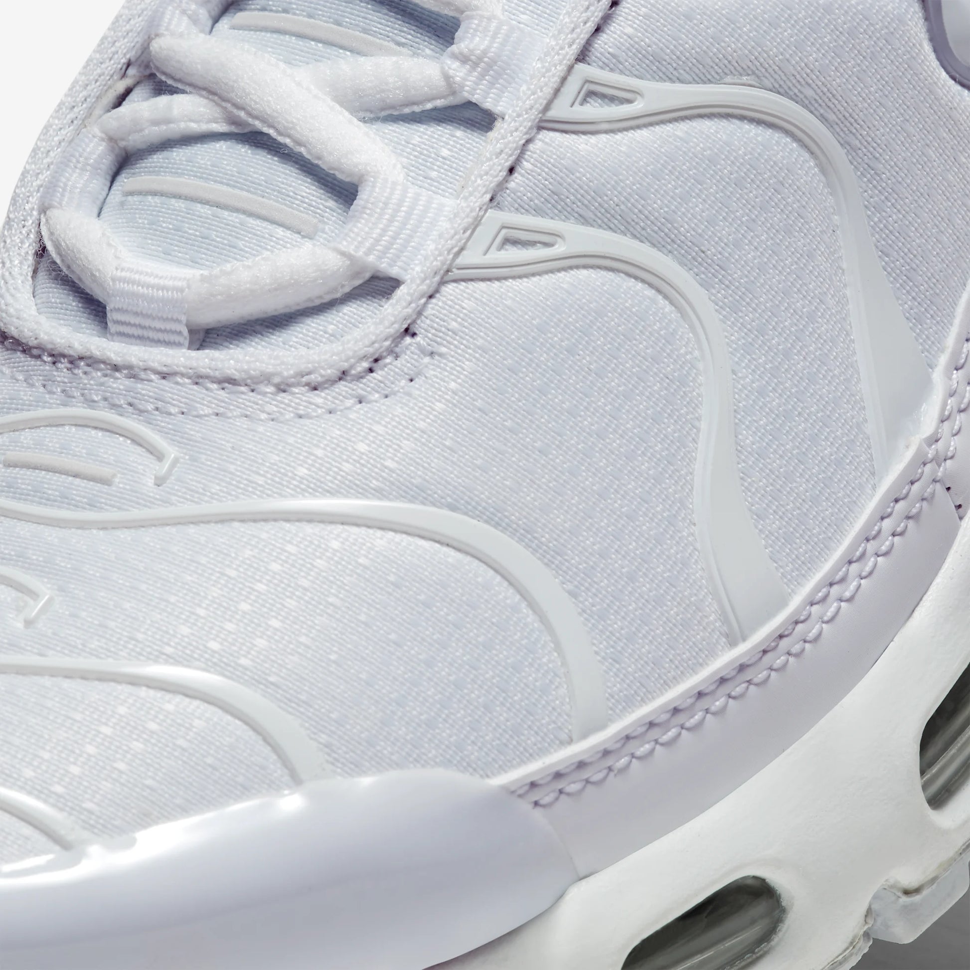 Nike Air Max Plus White Metallic Silver (GS)