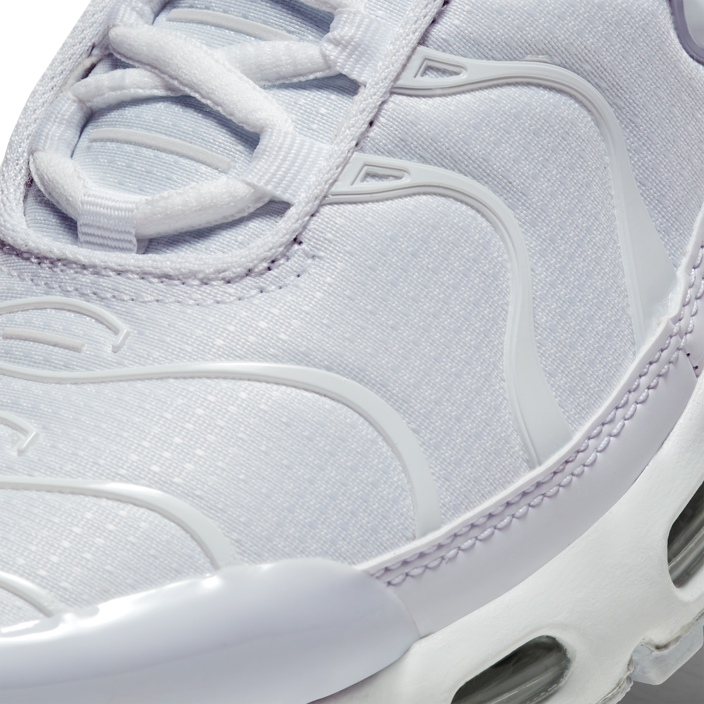 Nike Air Max Plus White Metallic Silver (GS)