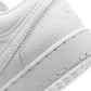 Jordan 1 Low Triple White Tumbled Leather (GS)