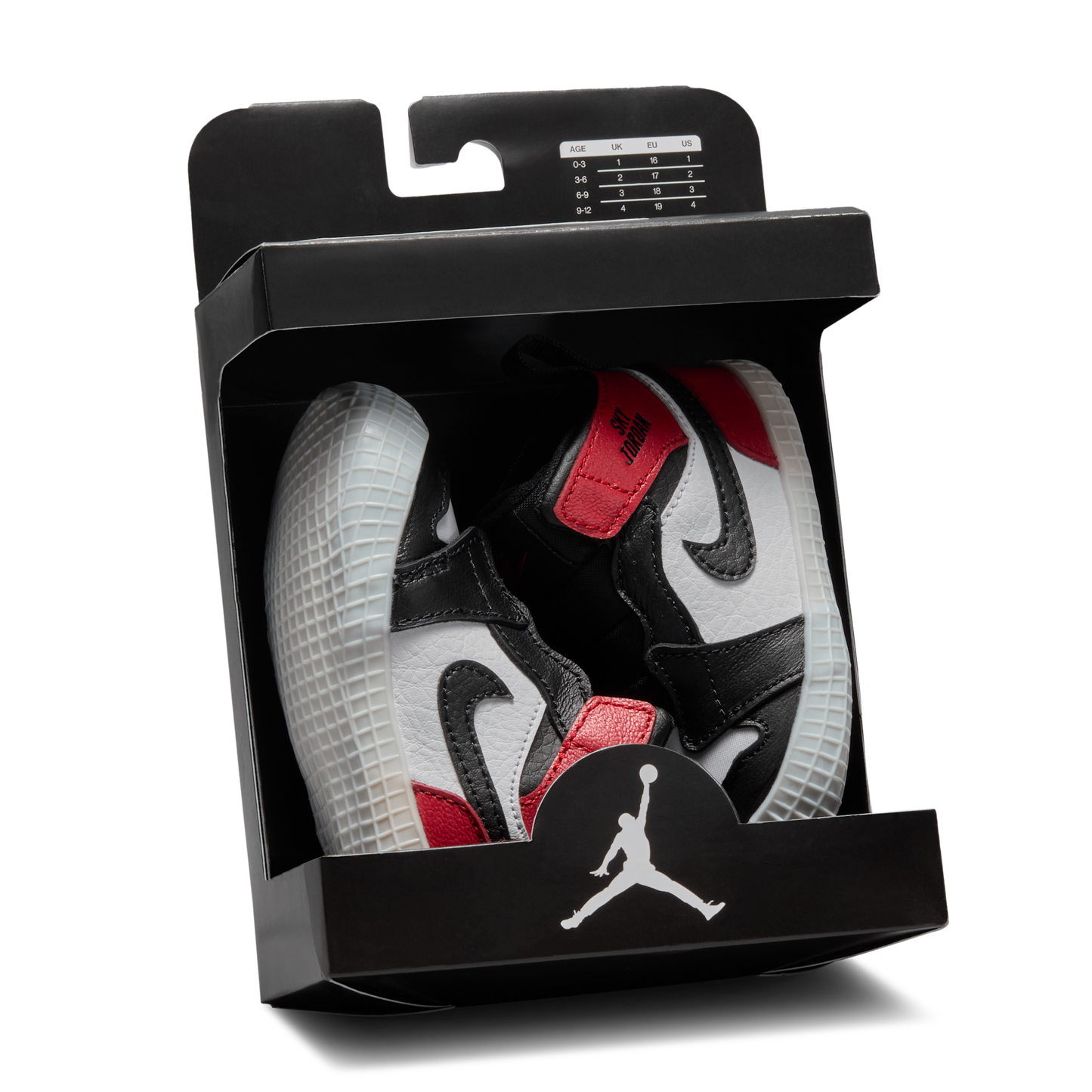 Jordan 1 Crib Bootie Black Toe Reimagined (I)