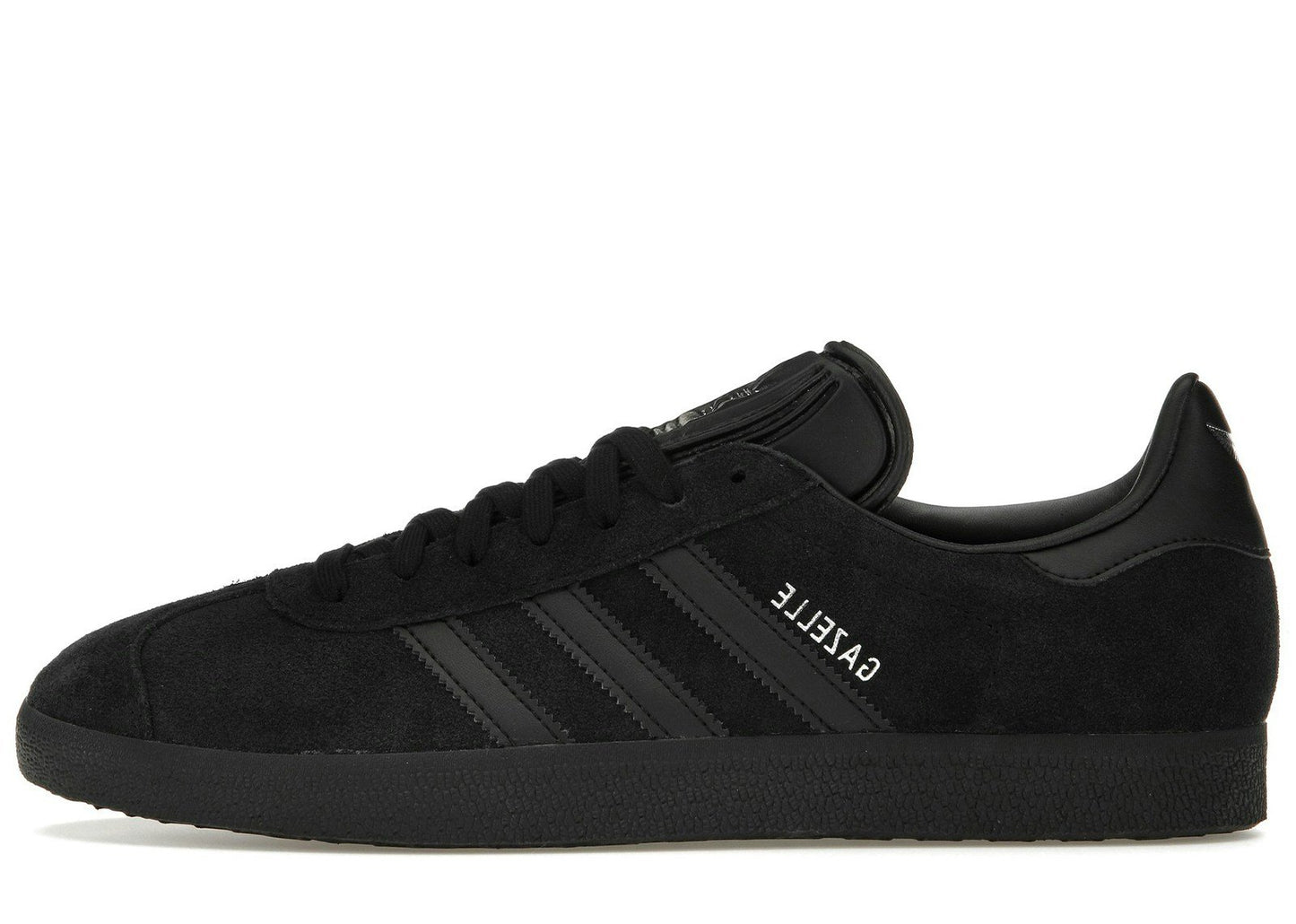 adidas Gazelle All Black Silver Metallic