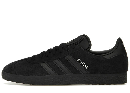 adidas Gazelle All Black Silver Metallic