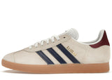 adidas Gazelle Beige Dark Blue Collegiate Burgundy