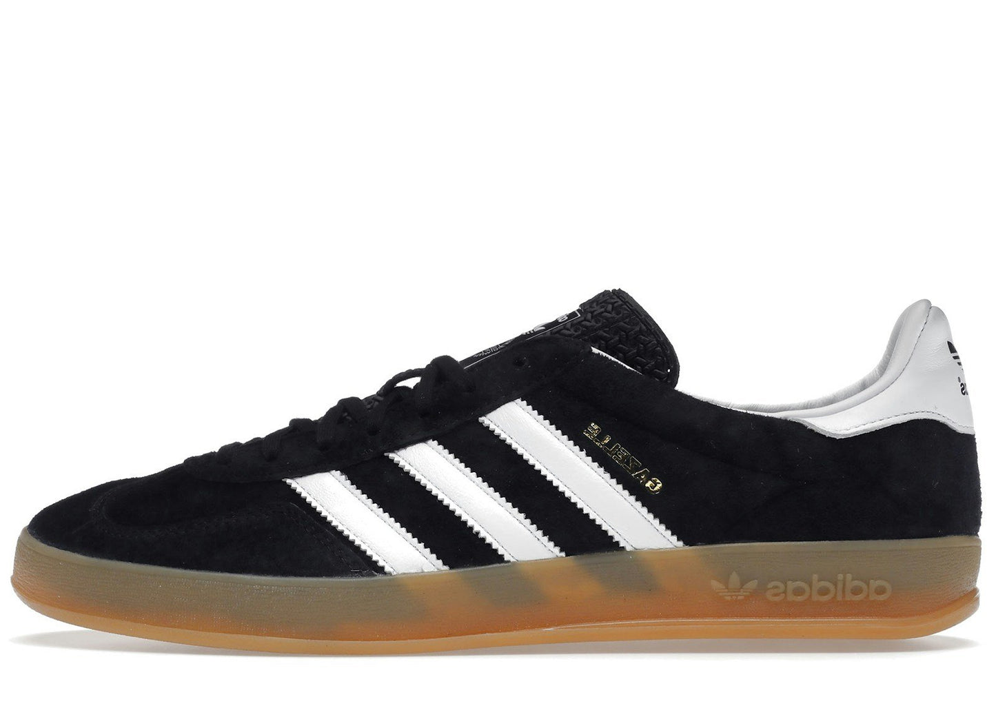 adidas Gazelle Black White Gum