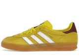 adidas Gazelle Indoor Bright Yellow Collegiate Burgundy (Women's)