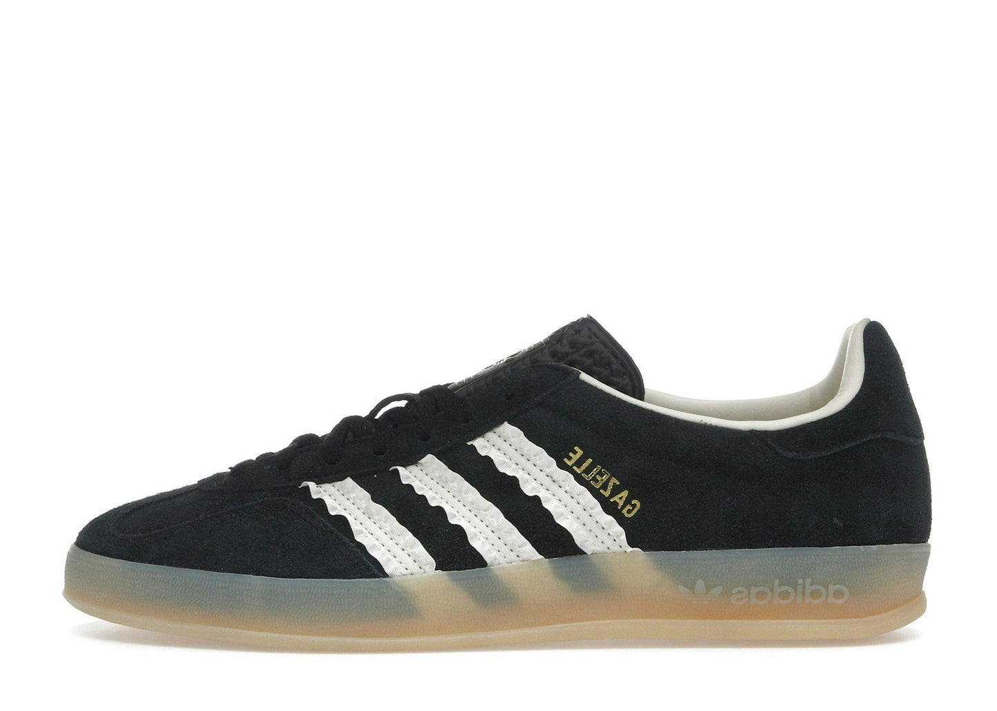 adidas Gazelle Indoor Core Black Cream White Gum (Women's)