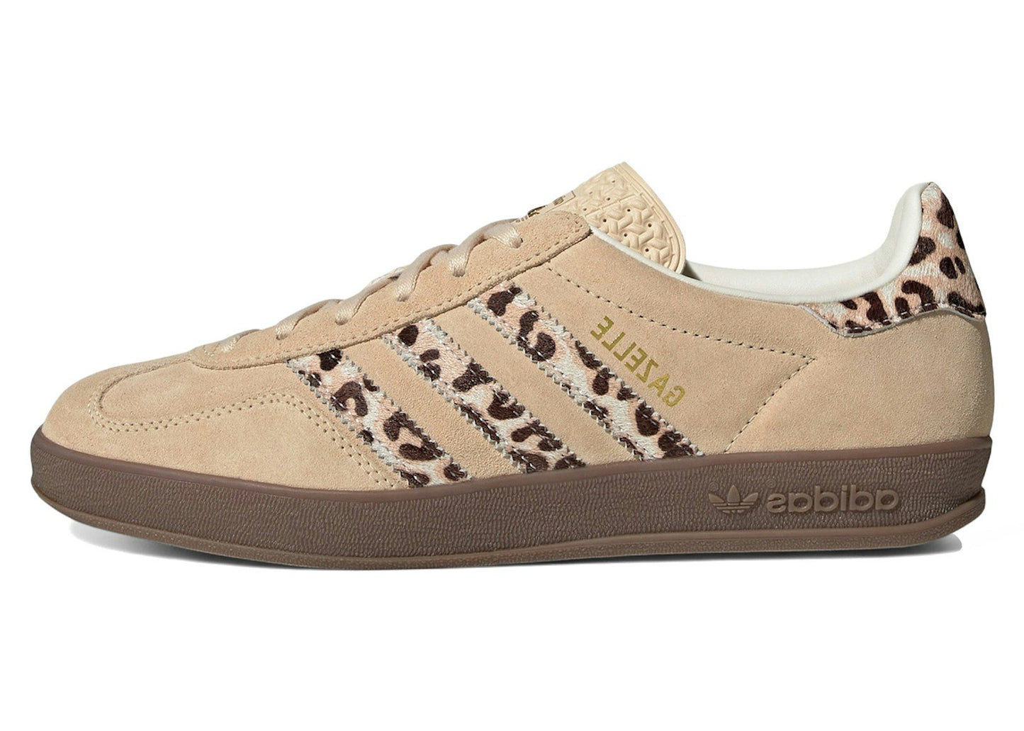 adidas Gazelle Indoor Leopard Crystal Sand (Women's)