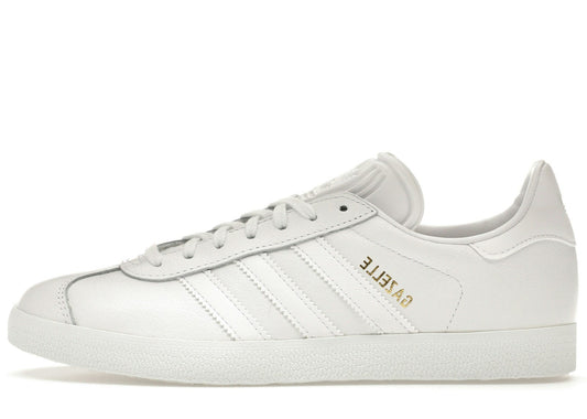 adidas Gazelle White/White-Gold Metallic