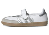 adidas Samba Jane White Silver Metallic (Women's)