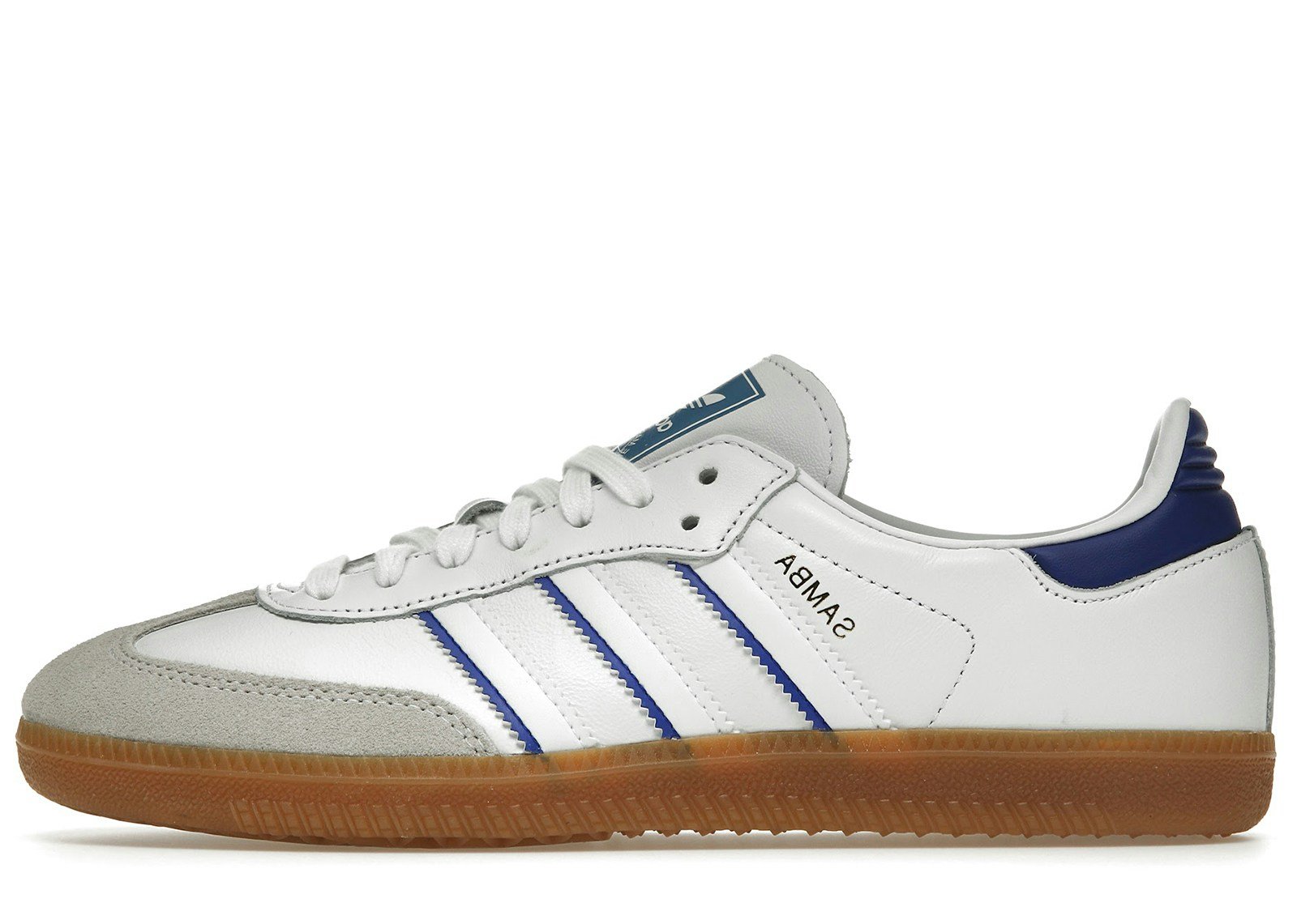adidas Samba Leather Cloud White Lucid Blue