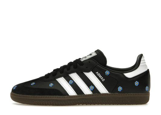 adidas Samba Light Blue Floral Core Black (Women's)