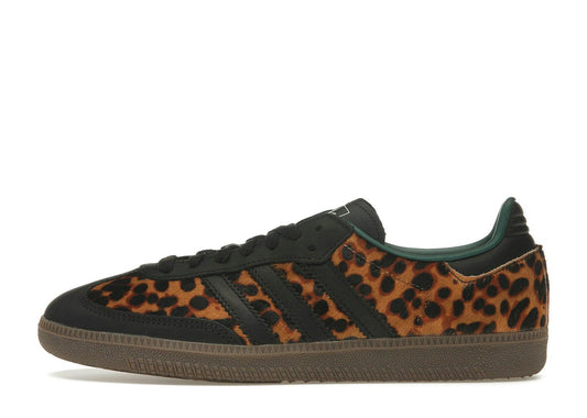 adidas Samba OG Black Green Leopard (Women's)