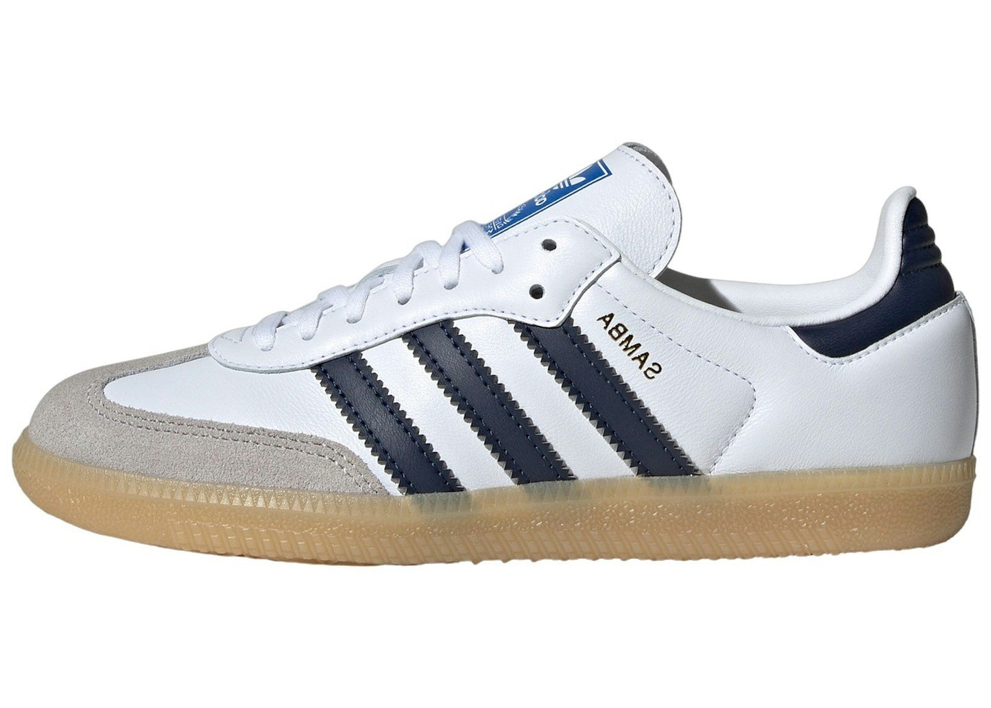 adidas Samba OG Cloud White Collegiate Navy Gum (GS)
